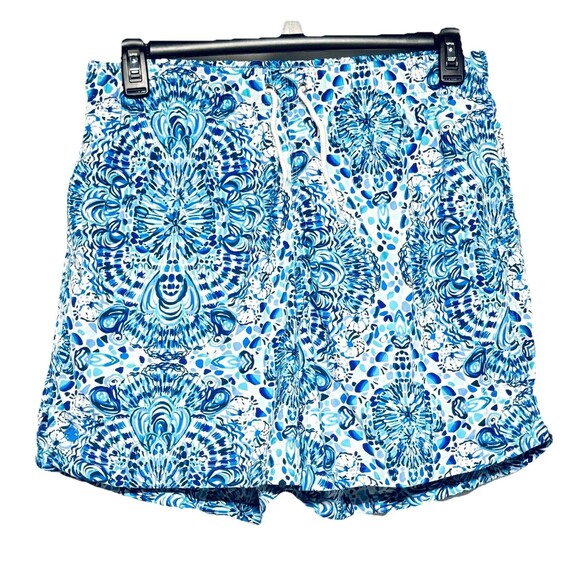 Lilly Pulitzer Men's Capri Swim Trunk Size Large Elastic & Drawstring Waist Net - Picture 1 of 6